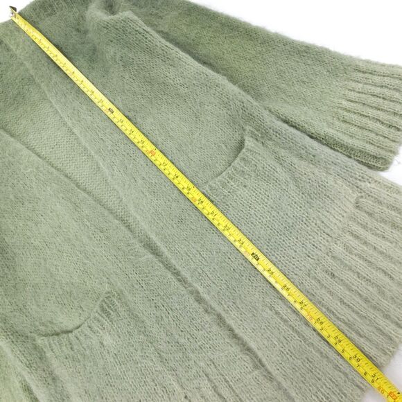 NEW Anthropologie Alpaca Merino Wool Jenee Dip-Dye Ombre Cardigan Boho Lagenlook - Picture 4 of 8